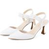 White-faux Leather