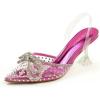 Fuchsia Pink-rhinestone