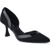 imageJENN ARDOR Womens Pumps Low Heels Pointed Closed Toe Kitten Dress Shoes for Women Comfortable Stiletto Heeled Sandals Classic Wedding Party DOrsay Work PumpsBlack