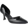 imageJENN ARDOR Womens Pumps Low Heels Pointed Closed Toe Kitten Dress Shoes for Women Comfortable Stiletto Heeled Sandals Classic Wedding Party DOrsay Work PumpsBlackPu