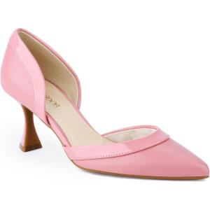 JENN ARDOR Women’s Pumps Low Heels Pointed Closed Toe Kitten Dress Shoes for Women Comfortable Stiletto Heeled Sandals Classic Wedding Party D’Orsay Work Pumps(Pink)