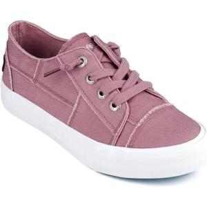 JENN ARDOR Slip On Canvas Shoes for Women Low Top Fashion Sneakers Comfortable Walking Flats(Pink)