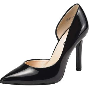 JENN ARDOR Stiletto High Heel Shoes for Women: Pointed, Closed Toe Classic Slip On Dress Pumps(Black)