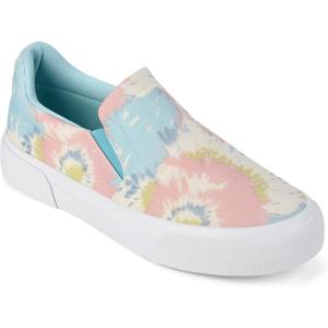 JENN ARDOR Womens Slip On Sneakers Perforated/Quilted Casual Shoes Fashion Walking Flats(Blue Colored)