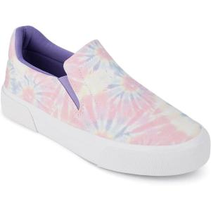 JENN ARDOR Womens Slip On Sneakers Perforated/Quilted Casual Shoes Fashion Walking Flats(Pink Colored)