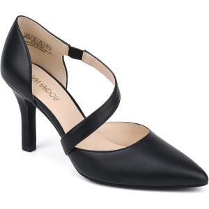JENN ARDOR Women’s Closed Toe Heels for Women 3 inch Stilettos Professional D’Orsay Pumps Sexy Ankle Strap Pointed Wedding Bride Evening Party Office Ladies Dress Shoes High Heels(Black)