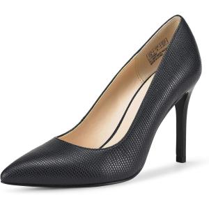 JENN ARDOR Women’s High Heels Closed Pointed Toe Stiletto Classic Office Dress Bridal Wedding Pumps Sexy Prom Shoes(Navy)